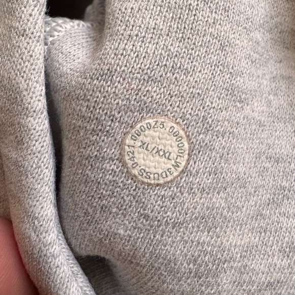 Lululemon Scuba Oversize Half Zip Hoodie XL/XXL light gray - Picture 2 of 3